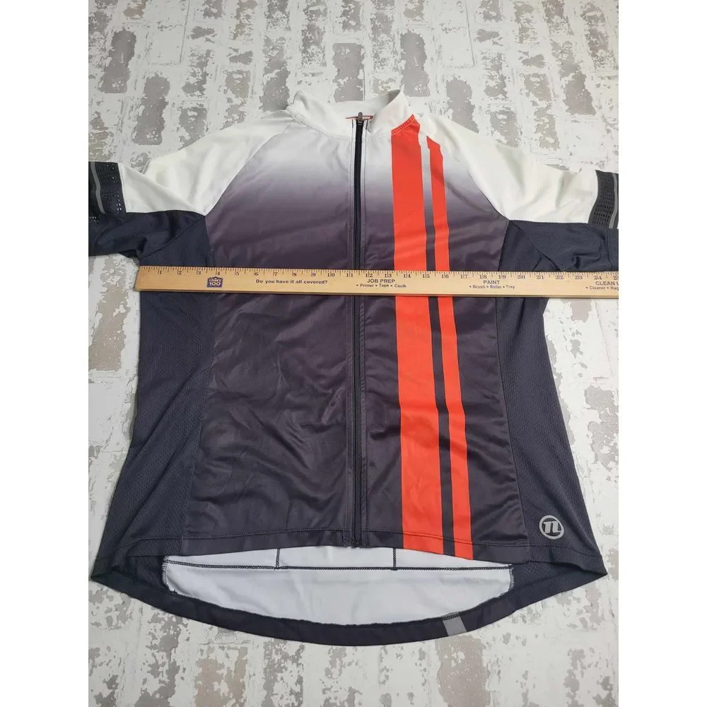 3489 Novara Men's Cycling Jersey Black/Red XL‎